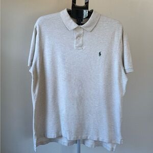 Polo by Ralph Lauren Men's Light Gray Polo Shirt